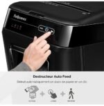 Destructeur Fellowes AutoMax™ 150C — Sécurité P-4 · 32 L · chargeur auto 150 feuilles – Image 3