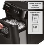 Destructeur Fellowes AutoMax™ 150C — Sécurité P-4 · 32 L · chargeur auto 150 feuilles – Image 4