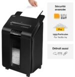 Destructeur Fellowes AutoMax™ 100M — Sécurité P-4 · 23 L · chargeur auto 100 feuilles – Image 4