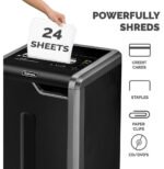 Fellowes Powershred® 325Ci - Destructeur à Coupe-croisée - Bac 83L - 24 feuilles (4632001) – Image 2