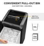 Fellowes Powershred® 325Ci - Destructeur à Coupe-croisée - Bac 83L - 24 feuilles (4632001) – Image 3