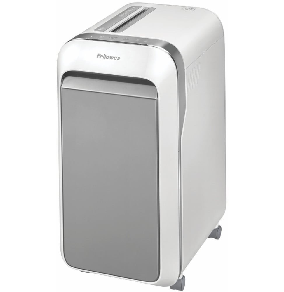 destructeur-fellowes-powershred-lx221-microparticules-5050501.jpg Destructeur Fellowes Powershred® LX221 — Sécurité P-5 · 30 L · 20 feuilles/passage – Image 1