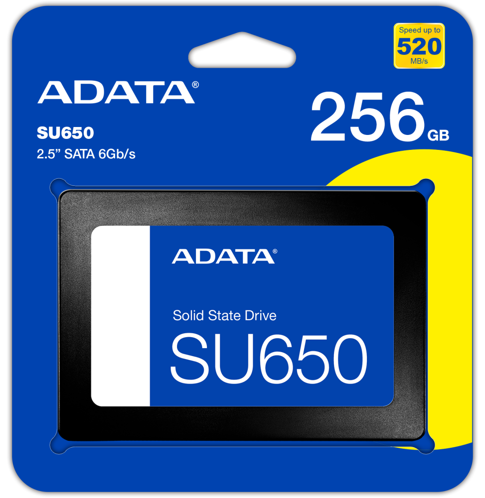 disque-dur-interne-ssd-adata-ultimate-su650-asu650ss-256gt-r.png Disque Dur interne SSD ADATA Ultimate SU650 2.5" 256 Go (ASU650SS-256GT-R) – Image 1