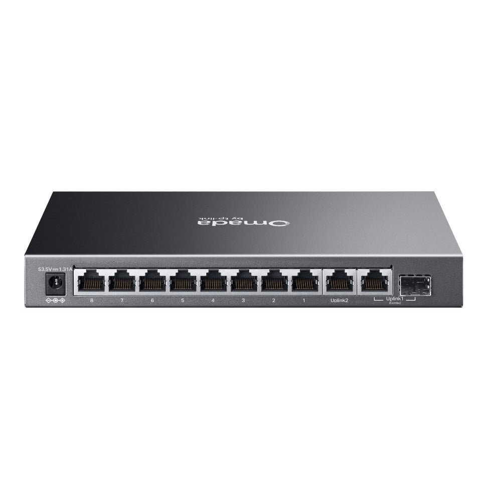 easy-switch-administrable-tp-link-es210gp-omada-10-ports-gigabit-avec-8-ports-poe.jpg Easy switch administrable TP Link ES210GP Omada 10 ports Gigabit avec 8 ports PoE+ – Image 1