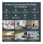 Easy switch administrable TP Link Festa FS328GP Gigabit 28 ports avec 24 ports PoE+ – Image 5