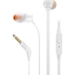 Écouteurs JBL Tune 110 Intra-auriculaire Blanc (JBLT110WHT)