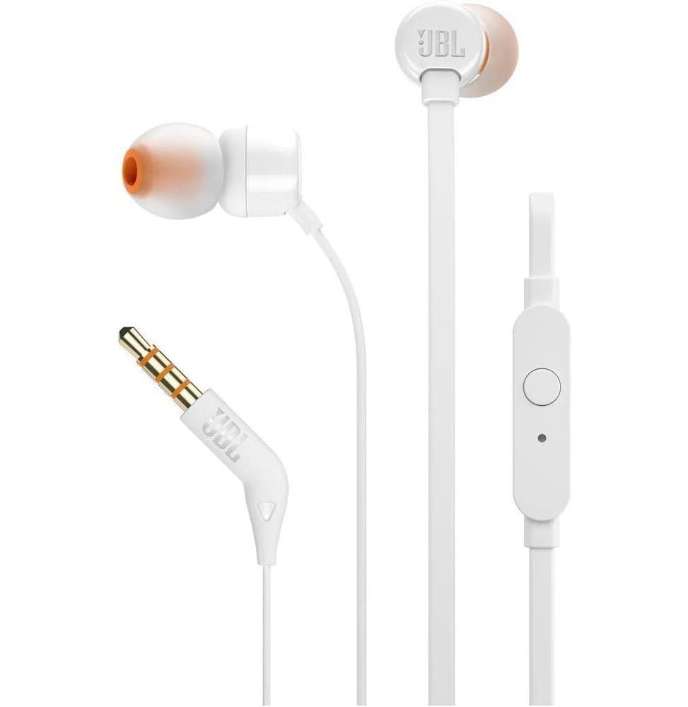ecouteurs-jbl-purebass-t110-intra-auriculaire-blanc-jblt110wht.jpg Écouteurs JBL Tune 110 Intra-auriculaire Blanc (JBLT110WHT) – Image 1