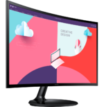 Écran incurvé 27" Samsung Essential Curved Monitor S3 (LS27C360EAMXZN) – Image 3