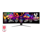Écran incurvé Gaming 49" DQHD MSI MPG 491CQPX QD-OLED (9S6-3FA84T-028)