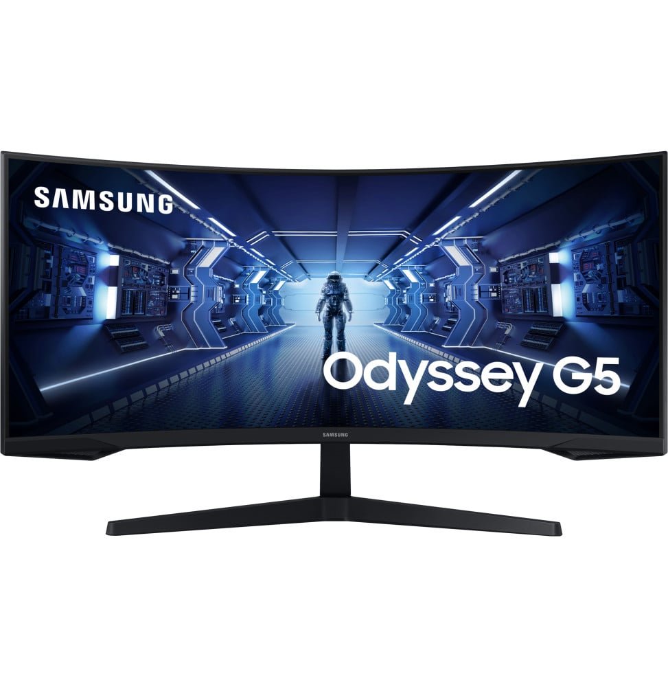 ecran-incurve-samsung-34-ultra-wqhd-g5-1000r.jpg Écran incurvé 34" Samsung Odyssey G5 (LC34G55TWWMXZN) – Image 1