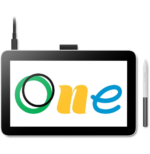 Écran interactif Wacom One 12 : Tablette Graphique avec écran 11.6" Full HD (DTC121W0B)