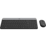 Ensemble clavier et souris sans fil ultra-fin Logitech MK470 AZERTY (920-009190) – Image 2