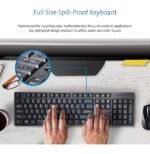 Ensemble sans fil souris + clavier Kensington compact Pro Fit - AZERTY (K75230FR) – Image 2