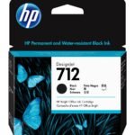 HP 712 Noir - Cartouche d'encre grande capacité HP d'origine (3ED71A)