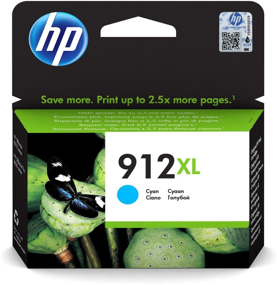 hp-912xl-cyan-cartouche-dencre-grande-capacite-hp-dorigine-3yl81ae.jpg HP 912XL Cyan - Cartouche d'encre grande capacité HP d'origine (3YL81AE) – Image 1