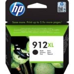 HP 912XL Noir - Cartouche d'encre HP d'origine (3YL84AE)