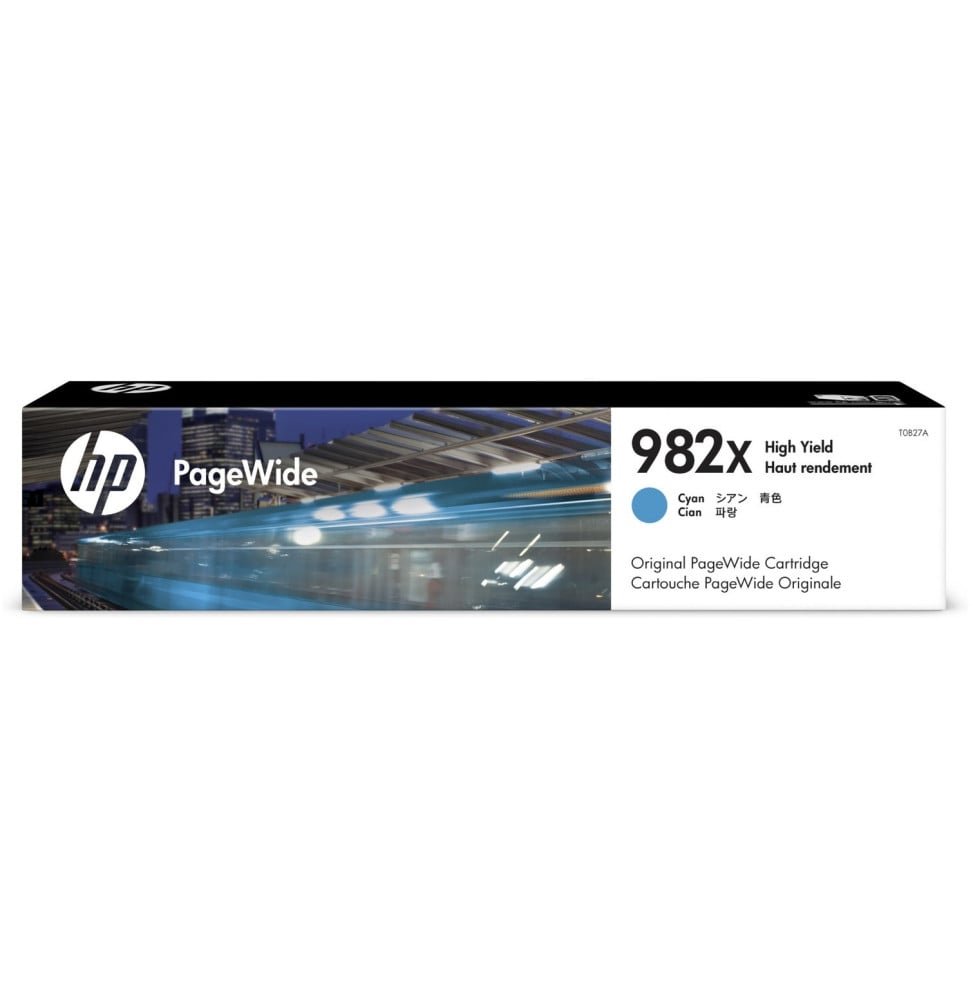 hp-982x-cyan-pagewide-cartouche-dencre-grande-capacite-hp-dorigine-t0b27a.jpg HP 982X Cyan - Cartouche d'encre grande capacité HP d'origine (T0B27A) – Image 1