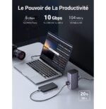 Hub USB-C Ugreen Revodok 12 en 1 Supporte PD (Power Delivery) 100W Recharge (90325) – Image 5