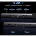 Hub USB-C Ugreen Revodok 8 en 1 (35625) – Image 2