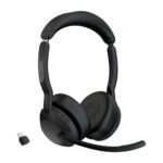 Jabra 25599-989-899 écouteur/casque Sans fil Arceau Bureau/Centre d'appels Bluetooth Socle de chargement Noir (25599-989-899)