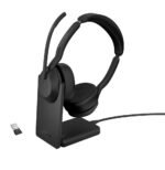 Jabra 25599-989-989 écouteur/casque Avec fil &sans fil Arceau Bureau/Centre d'appels Bluetooth Socle de chargement Noir