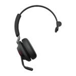 Jabra Evolve2 65, UC Mono Casque Sans fil Arceau Bureau/Centre d'appels USB Type-A Bluetooth Noir (26599-889-999)