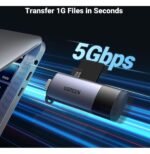 Lecteur de Carte SD Ugreen USB C USB 3.0 2 en 1 Adaptateur de Carte SD en Aluminium (50706) – Image 4