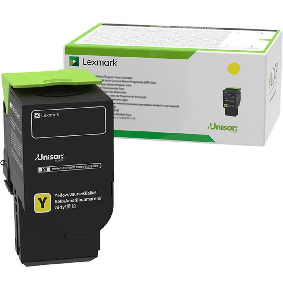 lexmark-cs-cx421-52x-62x-jaune-cartouche-de-toner-dorigine-78c5xy0.jpg Lexmark CS/CX421, 52x, 62x Jaune - Cartouche de toner d'origine (78C5XY0) – Image 1
