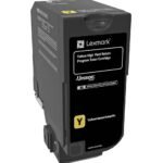 Lexmark CS/CX725 jaune - Cartouche de toner d'origine (74C5HY0)
