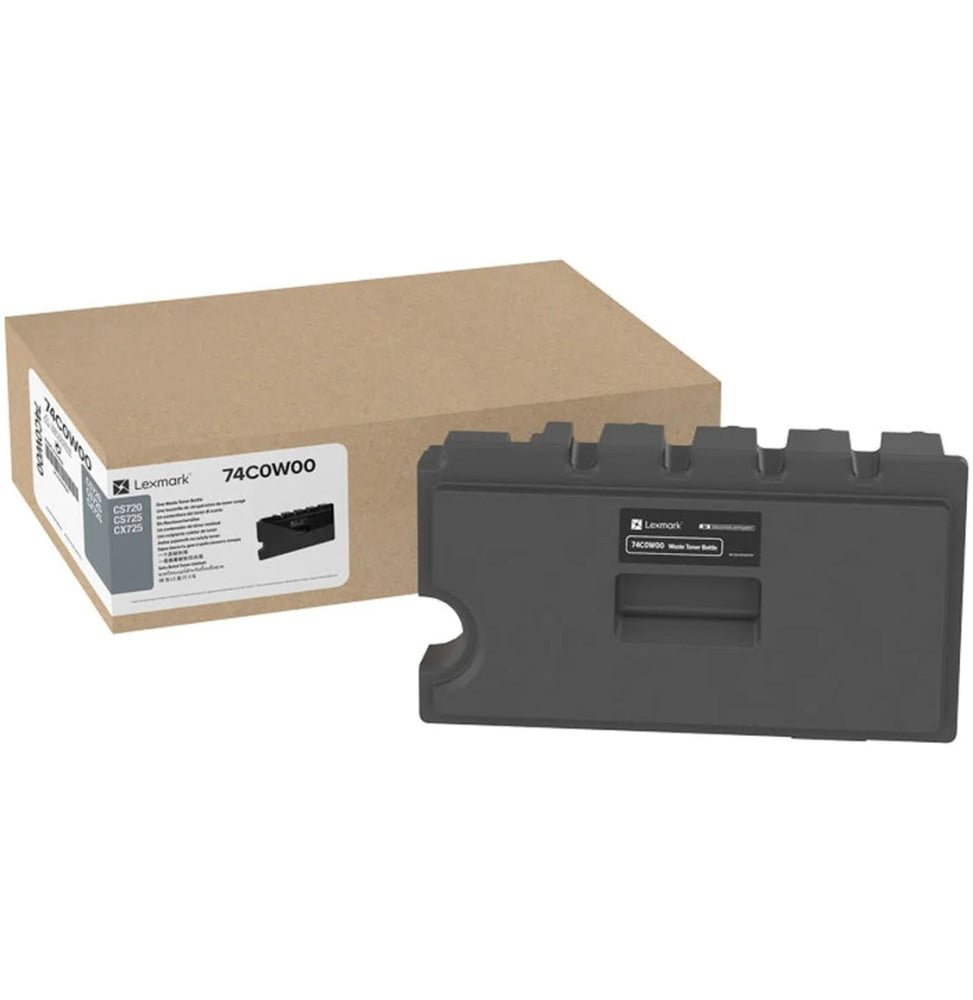 lexmark-cs720-728-cs-cx725-727-c4150-xc4140-4150-74c0w00-bouteille-de-recuperation-du-toner-usage.jpg Lexmark CS720, 728, CS/CX725, 727, C4150, XC4140, 4150 (74C0W00) - Bouteille de récupération du toner usagé – Image 1