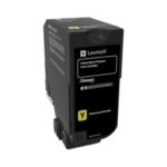 Lexmark CS720, CS/CX725 Jaune - Cartouche de toner d'origine (74C50Y0)