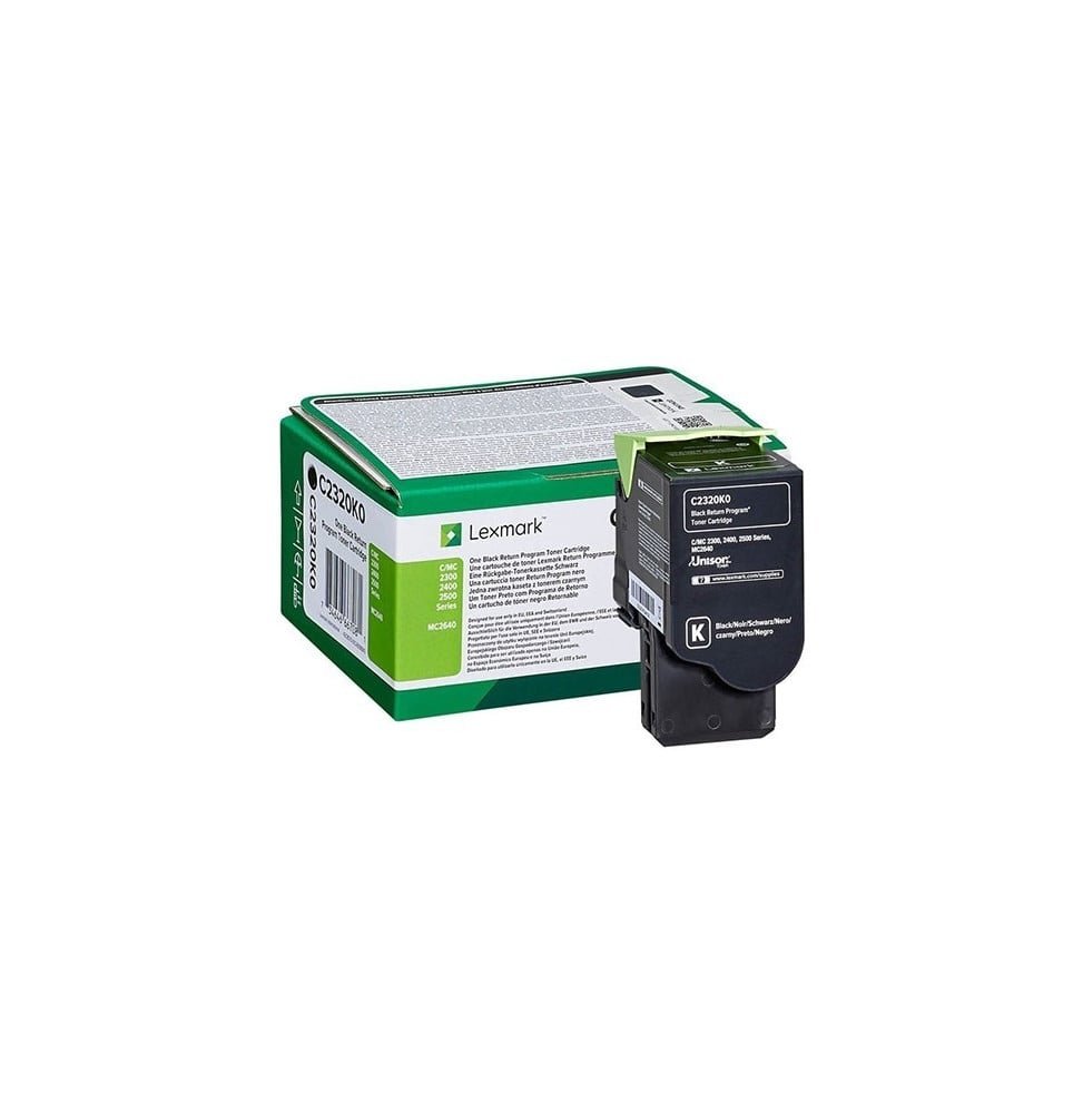 lexmark-noir-c2350k0-toner-lexmark-programme-de-retour-1000.jpg Lexmark Noir (C2350K0) - Toner Lexmark programme de retour - 1000 – Image 1