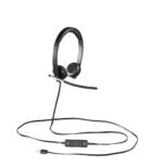 Logitech H650e Casque Avec fil Arceau Bureau/Centre d'appels USB Type-A Noir, Argent (981-000519) – Image 2