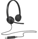 Casque Logitech H340 pour PC avec microphone anti-parasite - USB (981-000475) – Image 2