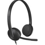 Casque Logitech H340 pour PC avec microphone anti-parasite - USB (981-000475)