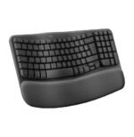 Logitech Wave Keys clavier RF sans fil + Bluetooth AZERTY Français Graphite (920-012286) – Image 2