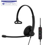 Micro-casque filaire Epos Impact 100 MS monaural USB-C et USB-A (1001419)