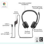 Micro-casque filaire Logitech H390 - USB type-C (981-001576) – Image 4