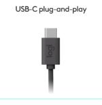 Micro-casque filaire Logitech H390 - USB type-C (981-001576) – Image 7