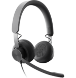 Micro-casque filaire Logitech Zone Wired Teams - USB-C & USB-A (981-000870)