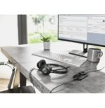 Micro-casque Jabra Engage 50 II UC Duo avec contrôleur USB-A détachable pour une mobilité facile (5099-299-2219) – Image 13