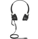 Micro-casque Jabra Engage 50 II UC Duo avec contrôleur USB-A détachable pour une mobilité facile (5099-299-2219) – Image 5