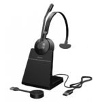 Micro-casque Jabra Engage 55 SE Mono UC avec adaptateur USB-A (9653-415-111)