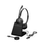 Micro-casque Jabra Engage 55 SE Stéréo UC avec Link400a + support de charge (9659-415-111) – Image 2