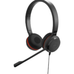 Micro-casque Jabra Evolve2 30 II Duo version Stereo - 3.5 mm Jack (14401-21)