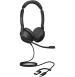 Micro-casque Jabra Evolve2 30 SE version Stereo MS, adaptateur USB C/A (23189-999-779)