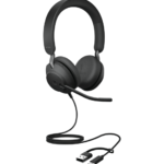 Micro-casque Jabra Evolve2 40 SE version Stereo MS USB-C/A (24189-999-799)
