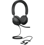 Micro-casque Jabra Evolve2 40 SE version Stereo MS USB-C/A (24189-999-799)