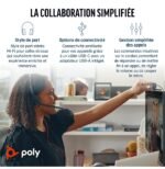 Micro-casque POLY Blackwire 3220 stéréo USB-C + adaptateur USB-C/A (8X228AA) – Image 3