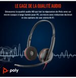 Micro-casque POLY Blackwire 3220 stéréo USB-C + adaptateur USB-C/A (8X228AA) – Image 5